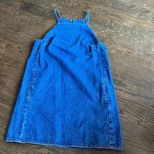 Topshop denim dress